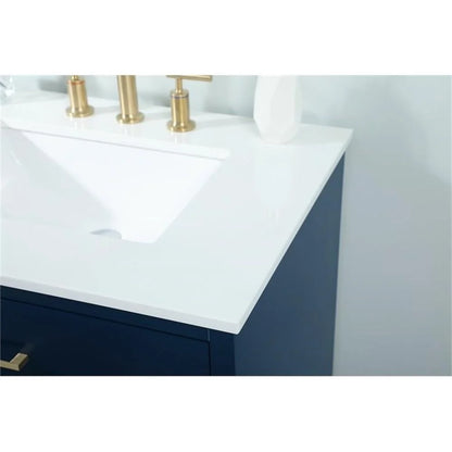 30 inch bathroom vanity in Green