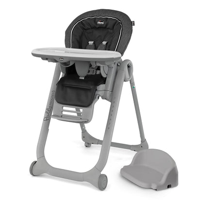Chicco Polly Progress 5-in-1 Highchair - Minerale (Black)
