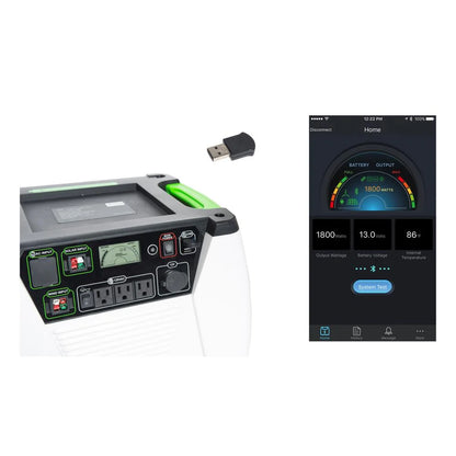 Nature's Generator Gold System Portable Generator with Solar Power Panel