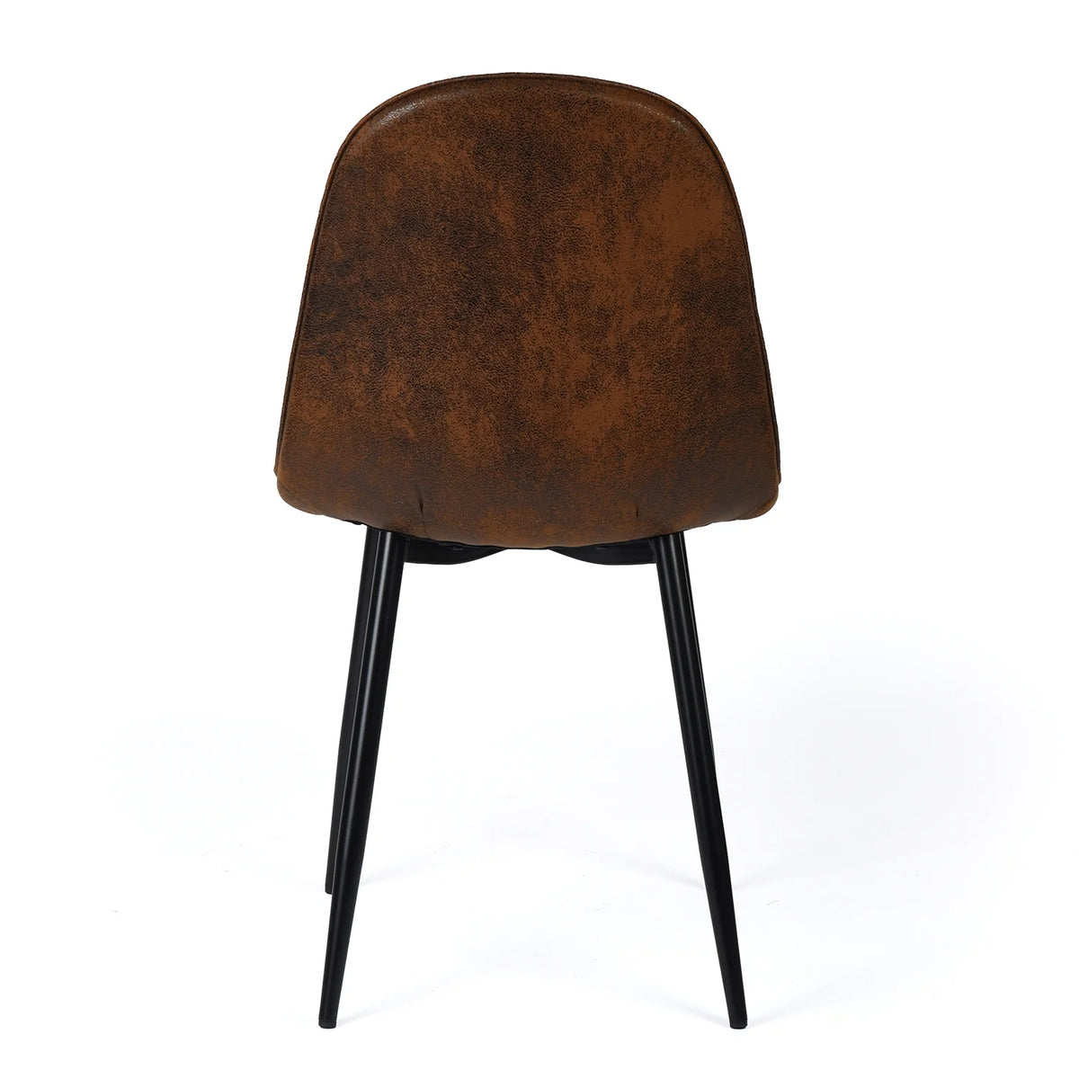 Homy Casa Set of 4 Upholstered Suede Dining Chairs for Family Dining Room or Restaurant