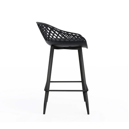 Kurv Indoor and Outdoor Counter Stool - Aloe Green - Set of 2