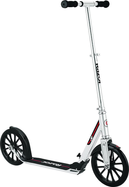 Razor A6 Kick Scooter - 10″ Wheels. Anodized Aluminum. Foldable. Lightweight. for Teen &amp; Adult