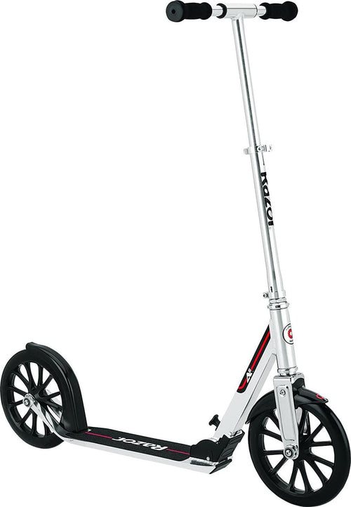 Razor A6 Kick Scooter - 10″ Wheels. Anodized Aluminum. Foldable. Lightweight. for Teen &amp; Adult