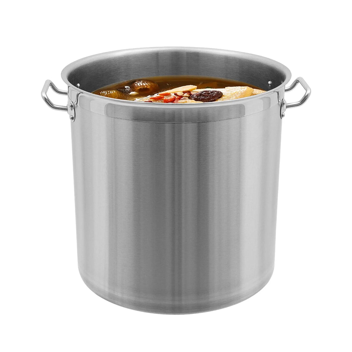 33/52 Quart Stock Pot Stainless Steel Large Kitchen Soup Big Cooking Restaurant for Hotels, Restaurants, Homes