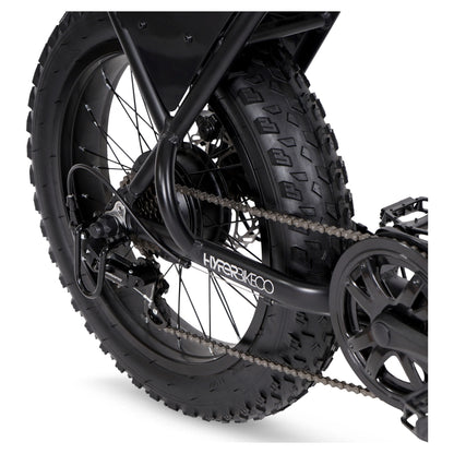 Hyper Bicycles Ultra 40 20" 36V Electric Bike for Adults, 250W E-Bike Motor, Matte Black