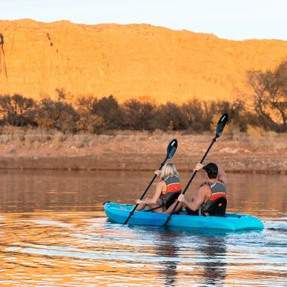 Lifetime Envoy 10.5 Ft. Sit-on-Top Tandem Kayak, Sunset Fusion (91260)