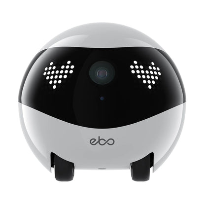 Enabot EBO Air 2 Whole-Home Mobile Robot, with 2K Ultra HD Camera and Remote Monitoring and Control (Dove White) EB1304312