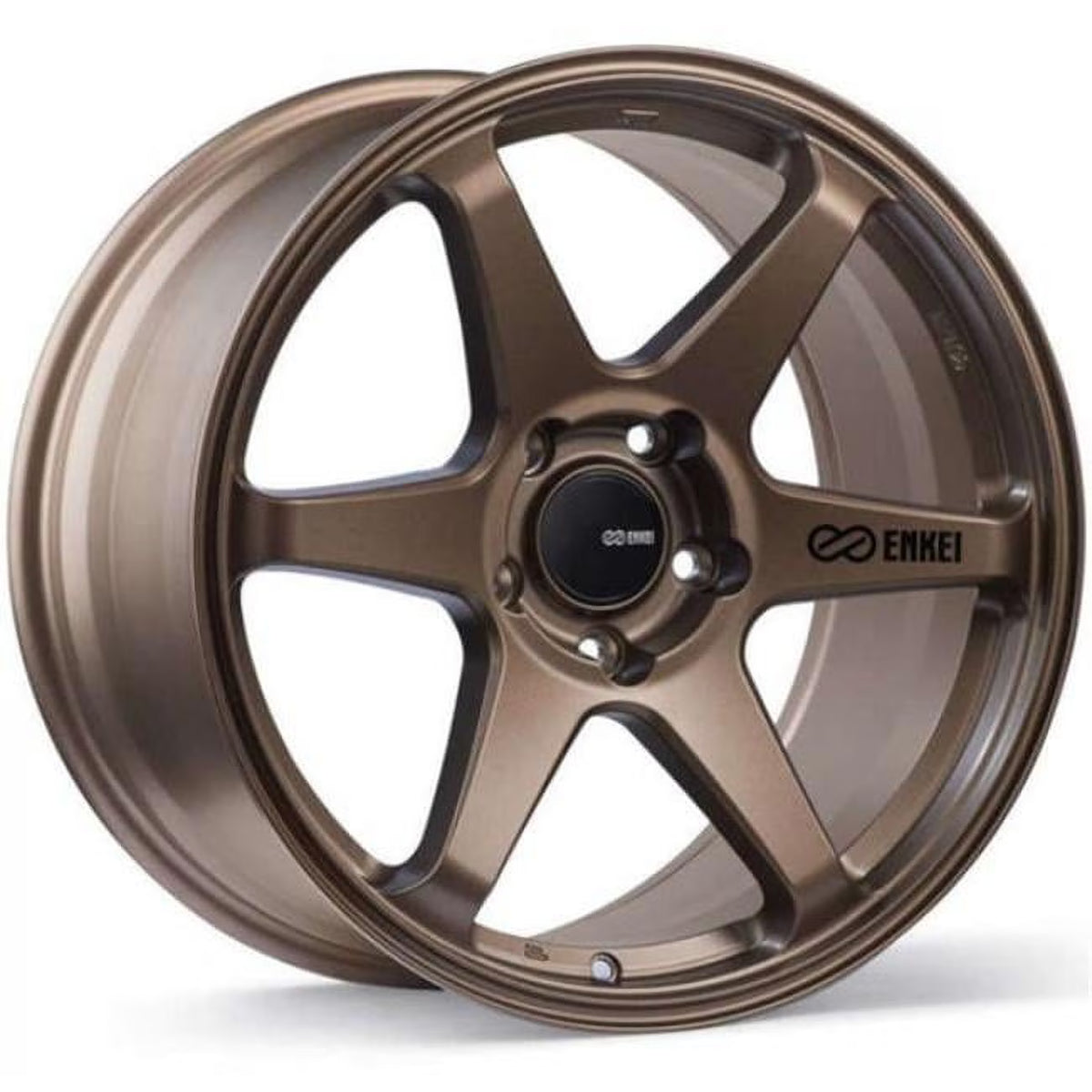 Enkei  18 x 8.5 in. T6R 38 mm Offset 5 x 114.3 mm Bolt Pattern 72.6 mm Bore Wheel, Matte Bronze
