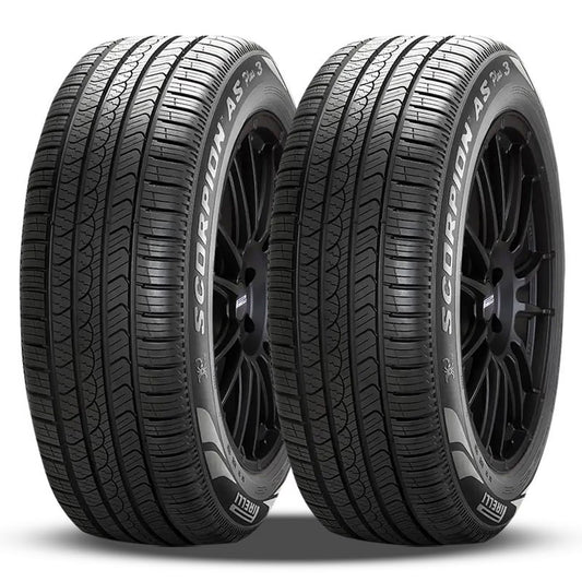 2 Pirelli Scorpion All Season Plus 3 255/55R18 109V [800AA UTQG 70K Mi Warranty] P3918500 / 255/55/18 / 2555518