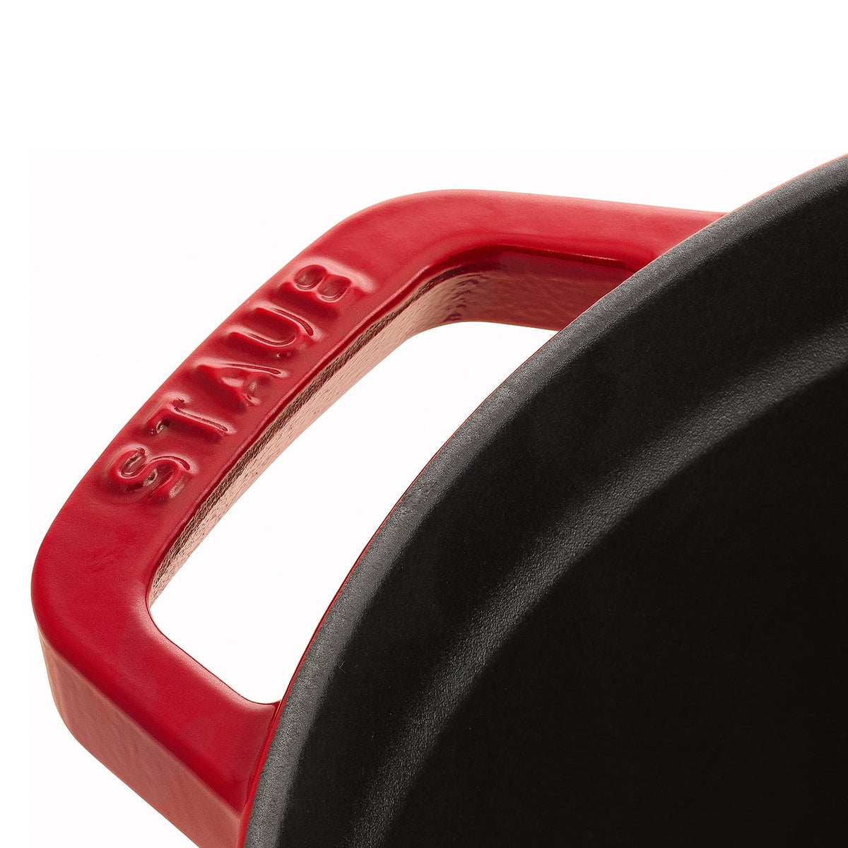 Staub Cast Iron 5.5-qt Round Cocotte - Cherry