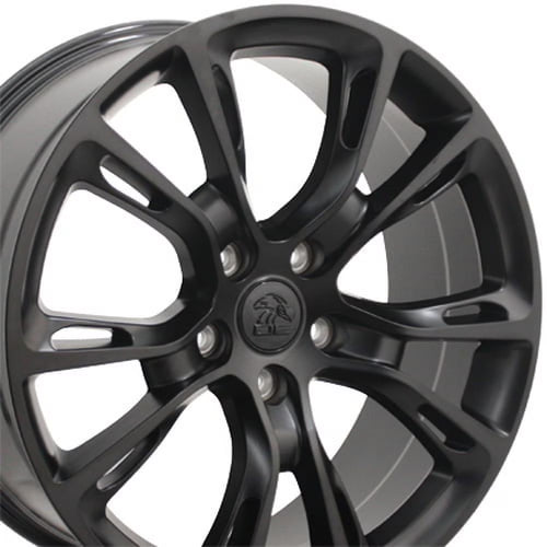20 inch Rim fits 1999-2018 Jeep Grand Cherokee Style 20x8.5 Satin Black Direct Fit