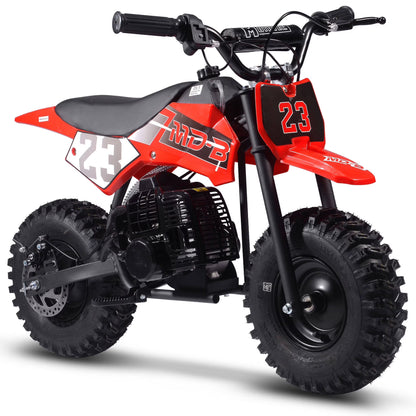Kids Dirt Bike,Perfect Starter Gas Dirt Bike with Comfortable off-road tires,power Gasoline 49cc Dirt Bike for Kids 8-15,42��28��28in,2-Stroke,Green