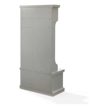 Crosley Furniture Shoreline Coastal MDF Wood Hall Tree in White