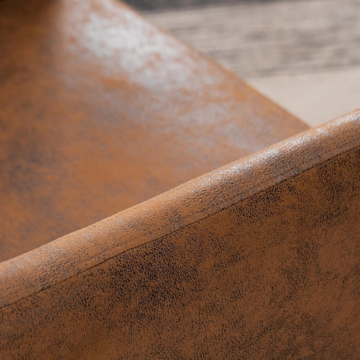 Ktaxon Modern Club Chair, Bronzing Cloth Fabric Arm Chair, Single Sofa Chair for Reading, Max Load 400LBS Upholstered Leisure Living Room Chair Brown