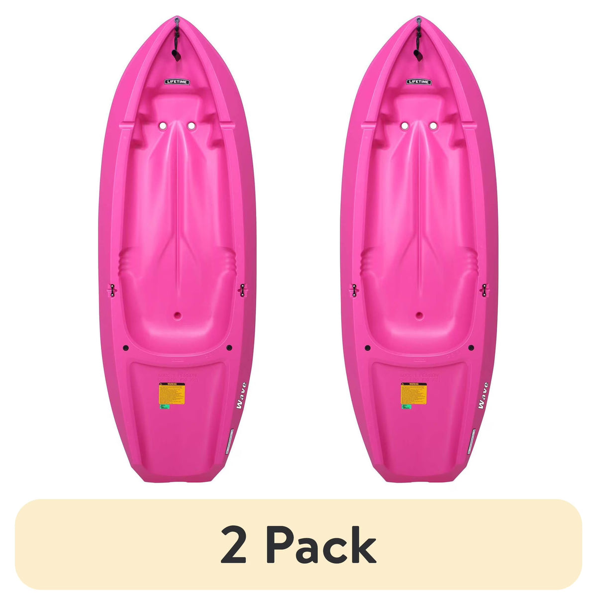 Lifetime Wave 6 ft Youth Kayak, Fire Red (91401)