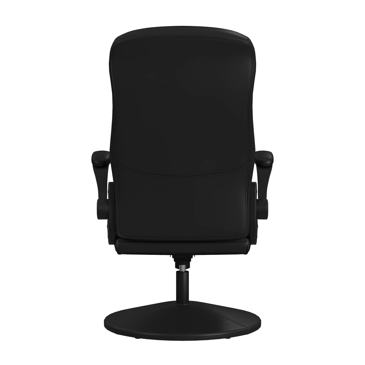 RESPAWN 800 Swivel Rocker Gaming Chair - Ergonomic Floor Gaming Seat with Lumbar Support, Flip Up Armrest, High Back, Pedestal Base, Comfortable No Wheels Console Video Game Rocker Chair - Red