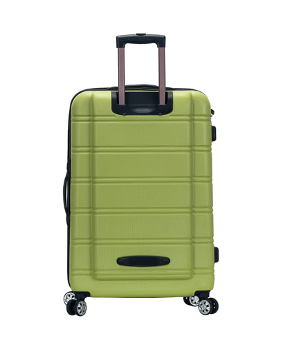 Rockland Luggage Melbourne 3 Piece Hardside Luggage Set, F160