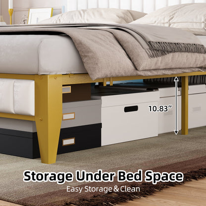 WhizMax Under Bed Storage Platform Bed Frame, Queen