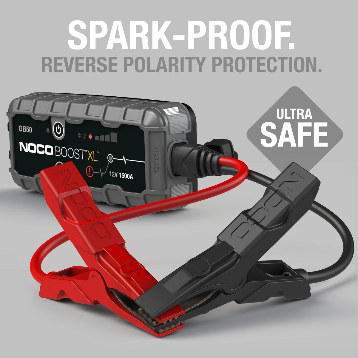 NOCO Boost GB50: 1500A 12V UltraSafe Portable Lithium Jump Starter