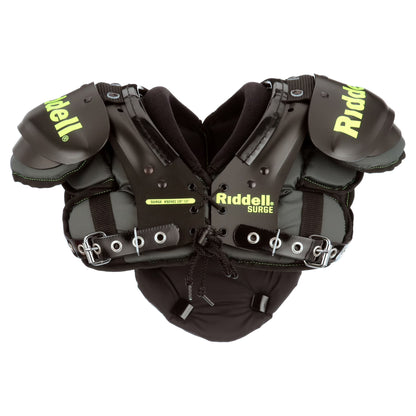 Riddell Surge Youth Football Shoulder Pad Black/Volt, Small