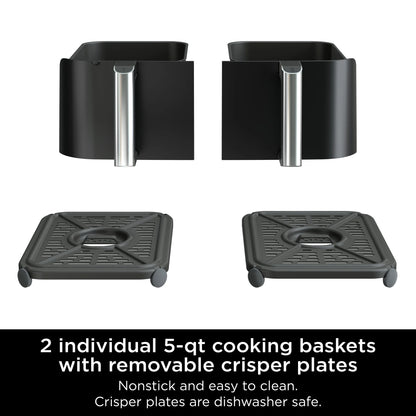 Ninja?? Foodi?? 6-in-1 Smart 10-qt. 2-Basket Air Fryer