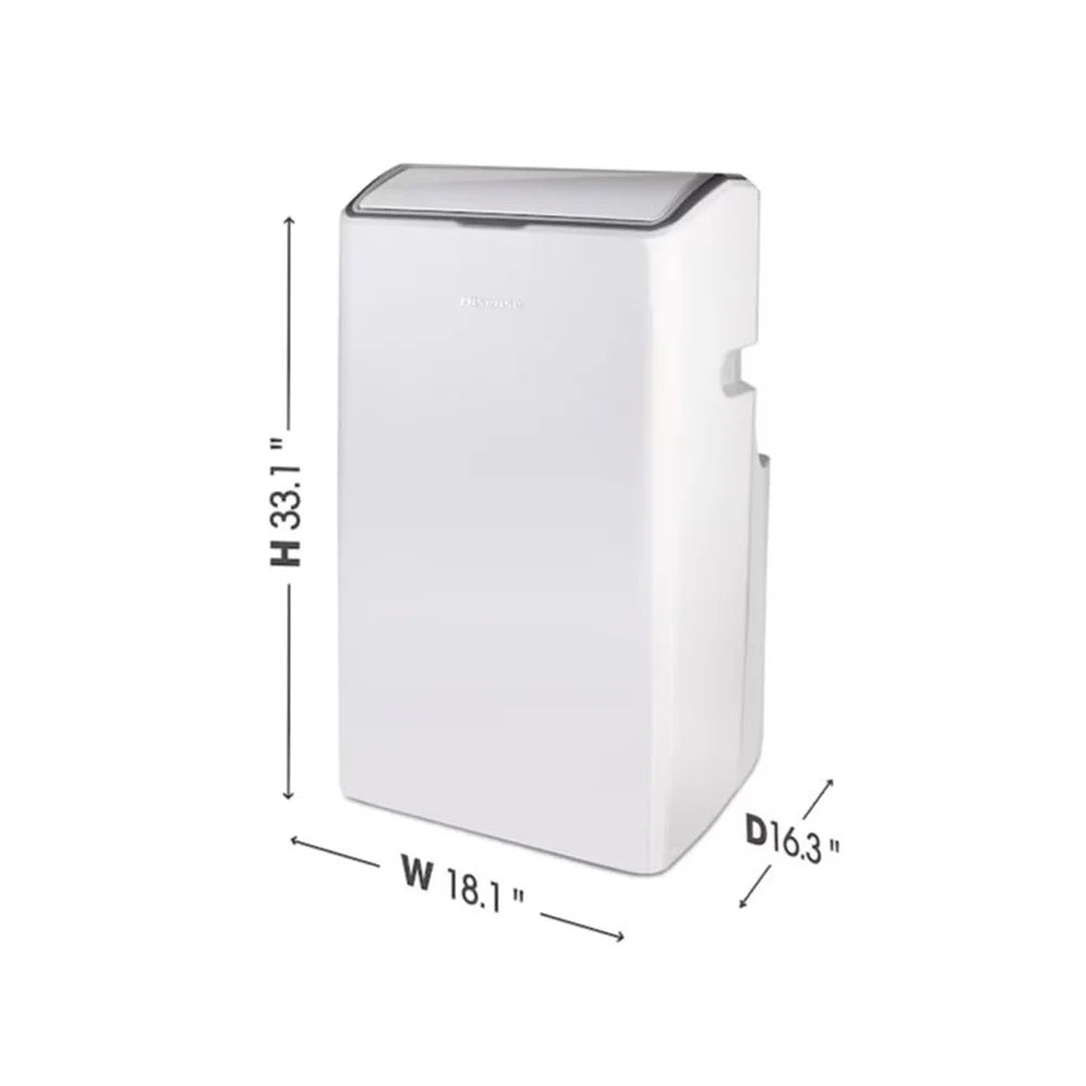 Restored Hisense 12000-BTU DOE 115-Volt Vented Wi-Fi 550 sq ft. Portable AC AP1222CW1W (Refurbished)