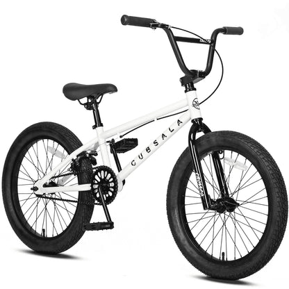cubsala 20 in Freestyle BMX Kids Bike for Age 6-14 Years Old Boys Girls , Black & Green