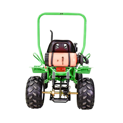 Massimo Mini Tractor 110cc 2WD Gas Go Kart �C Kids & Youth Ride-On Utility Vehicle �C Green