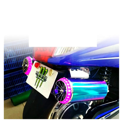 With Simulator Exhaust Pipe Motorcycle Au-dio Battery Car Bluetooth Subwoofer Electric Car Color Plated Speaker ,Clear Distortion-Free