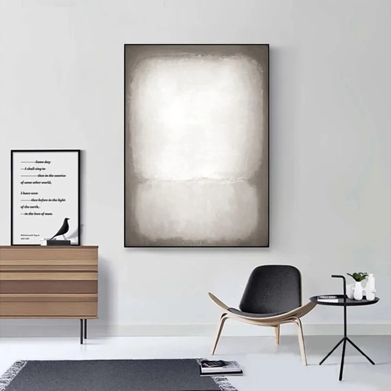 Brown Abstract Painting Wabi Sabi Wall Art Minimalist Painting Neutral Abstract Art Lare Earth Tone Modern Painting Home Decor