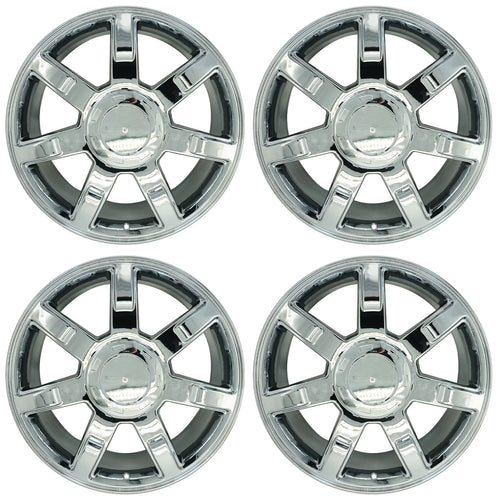 Set of 4 New 22" 22x9 Chrome Alloy Wheels for 2007-2014 Cadillac Escalade ESV EXT OEM Design Replacement Rim