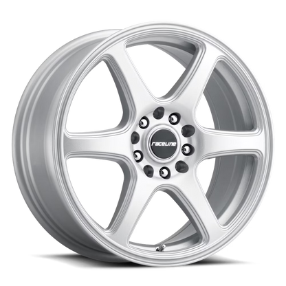 Raceline 146S-MATRIX 15" Cast Aluminum Wheel, MATRIX SILVER 15X7 4X100/4X108 +40mm