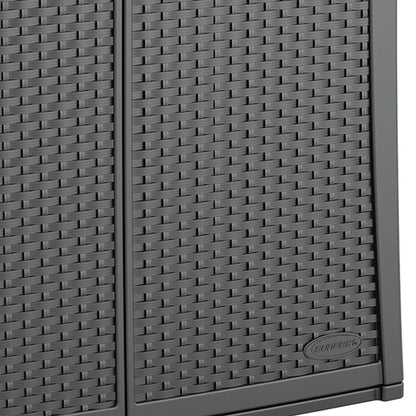 Suncast Outdoor 97-gallon Cabinet Deck Storage Box, Gray