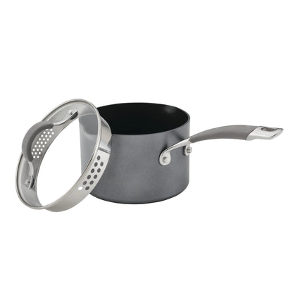 Circulon Elementum Hard-Anodized Nonstick Cookware Set, 10-Piece, Gray