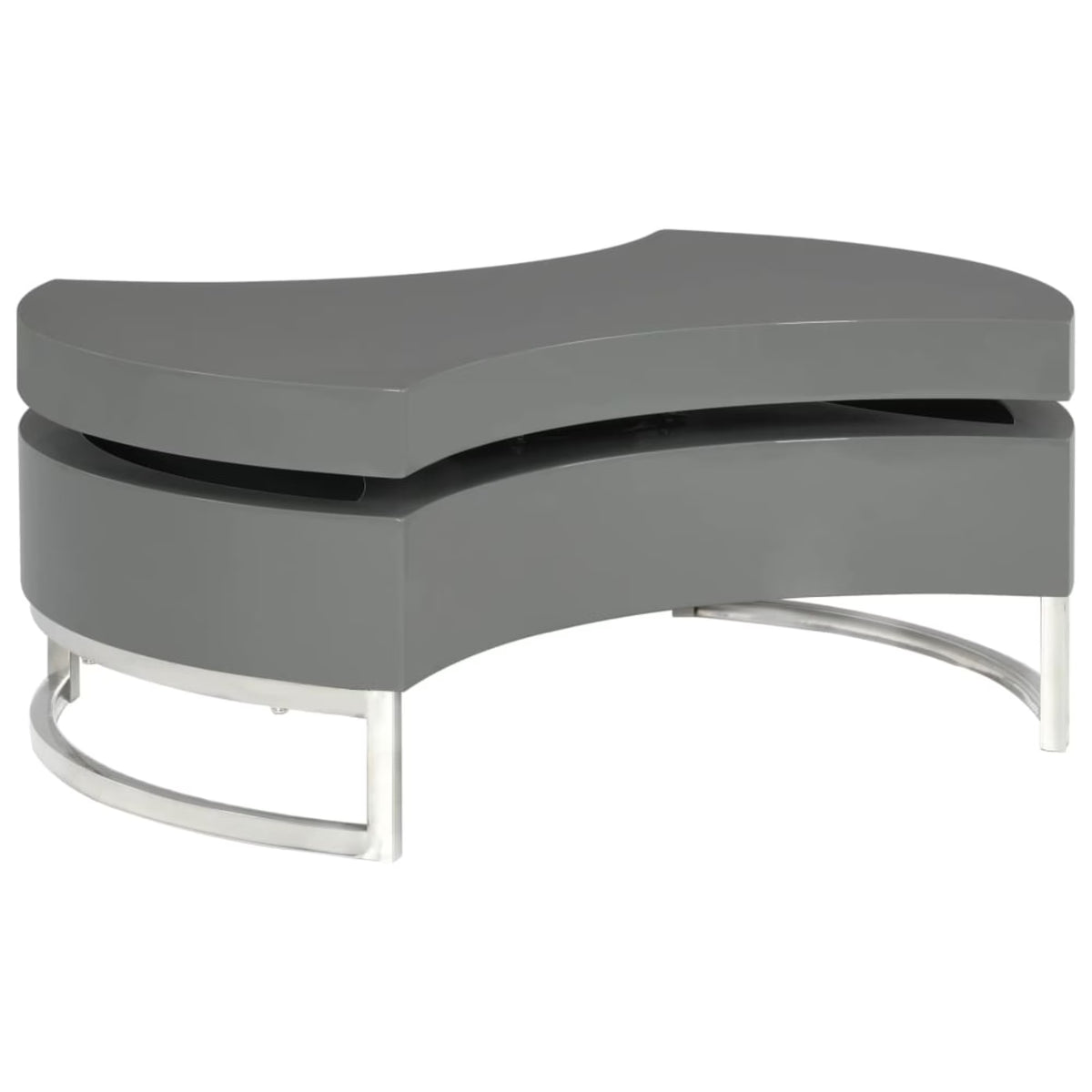 vidaXL Coffee Table Shape-Adjustable Side End Couch Storage Table Multi Colors
