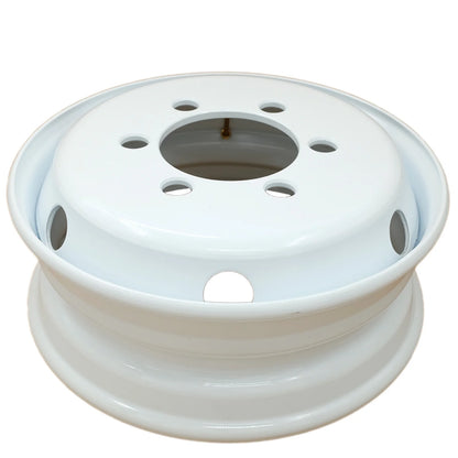 19.5" Set of 4 19.5x6 White Steel Wheels For ISUZU NPR NPR-HD NQR NRR 1995-2025 OEM Design Replacement Rim 8980939730