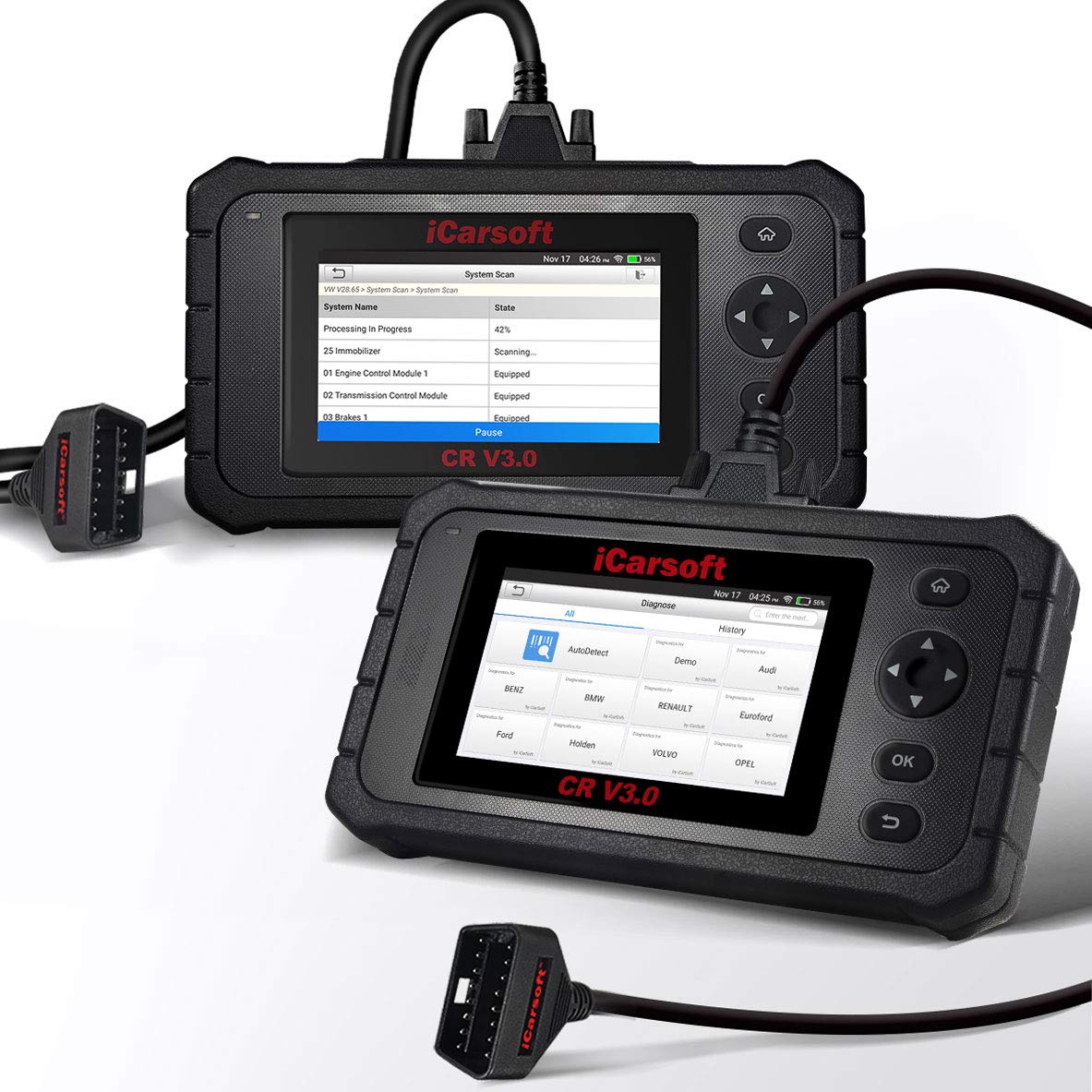 Icarsoft CRV3.0 Automotive Diagnostic Tool with Code Reader, Android OS, Touch Screen