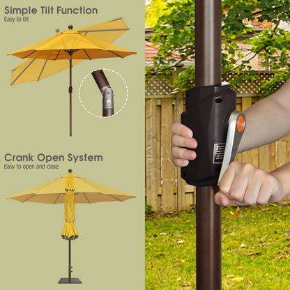 EliteShade 9Ft Market Umbrella Patio Outdoor Table Umbrella��Teal��