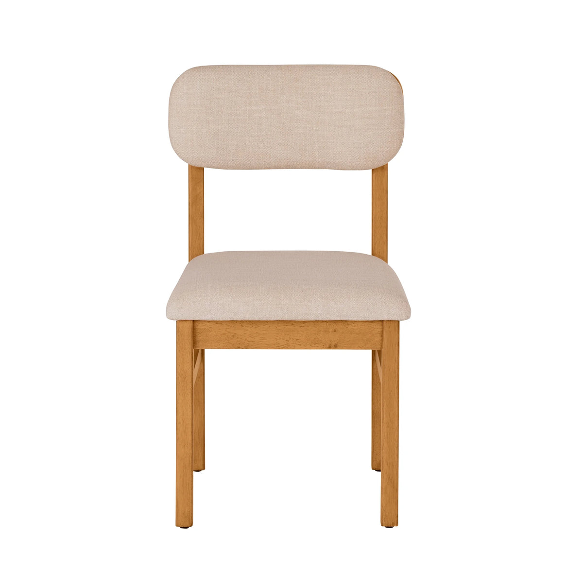 Better Homes & Gardens Juliet Dining Chairs 2 Pack, Light Honey Finish and Olive Green