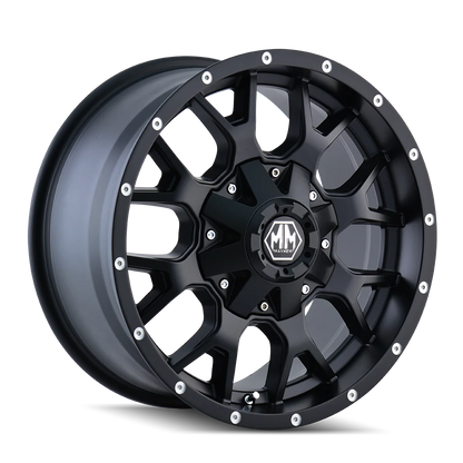 Mayhem Warrior-8015 20X9 6X135/6X139.7 18Et 106Cb Matte Black