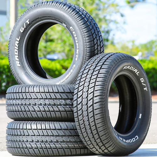 Set of 4 (FOUR) Cooper Cobra Radial G/T 255/60R15 102T A/S All Season Tires Fits: 1980 Chevrolet Corvette Base