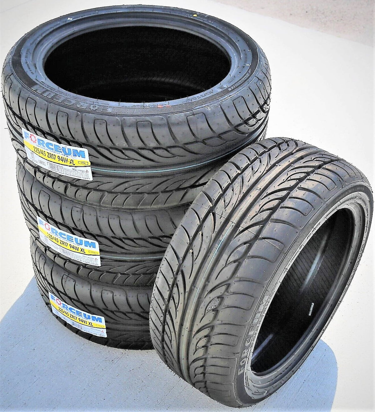 Pair of 2 (TWO) Forceum Hena 225/45ZR17 225/45R17 94W XL A/S High Performance Tires Fits: 2017-19 Chevrolet Cruze Diesel, 2021 Toyota Corolla S