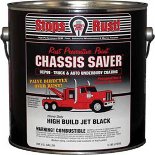 VictoriouStore by  Chassis Saver Paint, Stops and Prevents Rust, Gloss Black, 1 Gallon Can