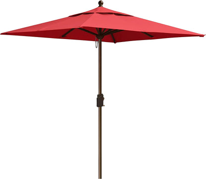EliteShade Sunumbrella 6x6Ft Square Market Umbrella with Ventilation