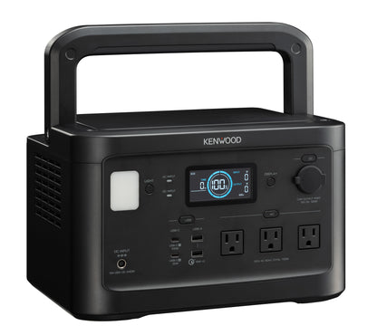 KENWOOD Portable Power Station BN-RK800, 700Wh Backup Lithium Battery, 120V/806W AC Outlets, USB Ports, Automatic Power Supply
