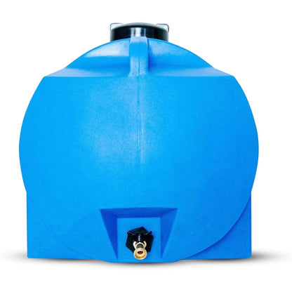WaterPrepared 35 Gal Water Tank w/Large Cap, 3/4" Brass Spigot & Handles