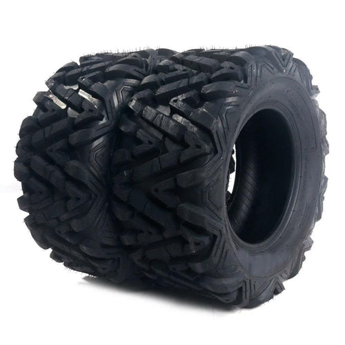 Ktaxon Set of 2 22x10.00-10 ATV Tires, 4PR All Terrain ATV/UTV Tires, Tubeless