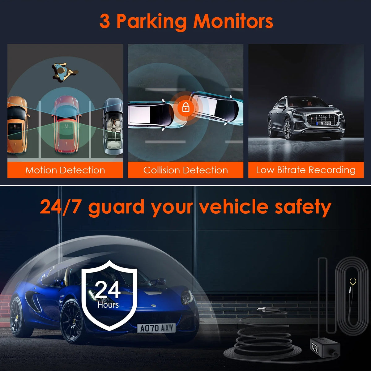Vantrue Front and Interior (Cabin)1440P+1440P 30FPS Dual Dash Cam for Uber, Single Car Camera Mode up to 4K (2160P) with GPS Mount, WDR, G-sensor, 24/7 Parking Mode, Loop Recording, G-sensor (N2S W��
