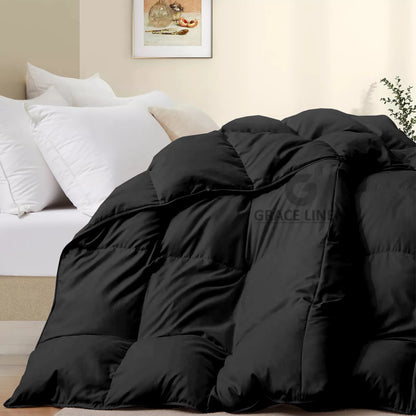 Bedding Comforter Cal King Size, Duvet Insert, Quilted Comforter with Corner Tabs, All Season Lightweight Quilt, Down Alternative Hotel Comforter Cal King Size 96X102 Baby Pink