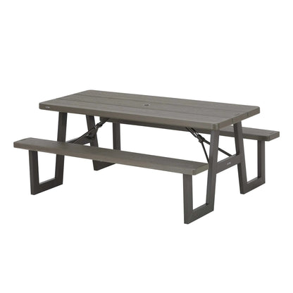 Lifetime 6-Foot W-Frame Folding Picnic Table, 60233